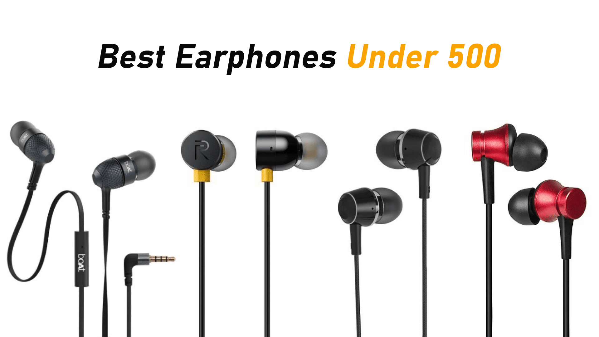 best earphones under 500 banner