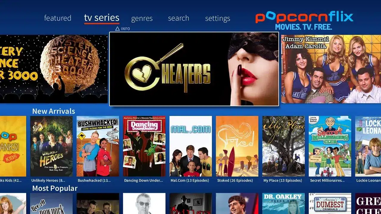 Watch Movies for Free on Popcornflix