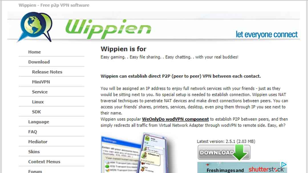 Wippien - Best Hamachi Alternatives for Virtual LAN Gaming