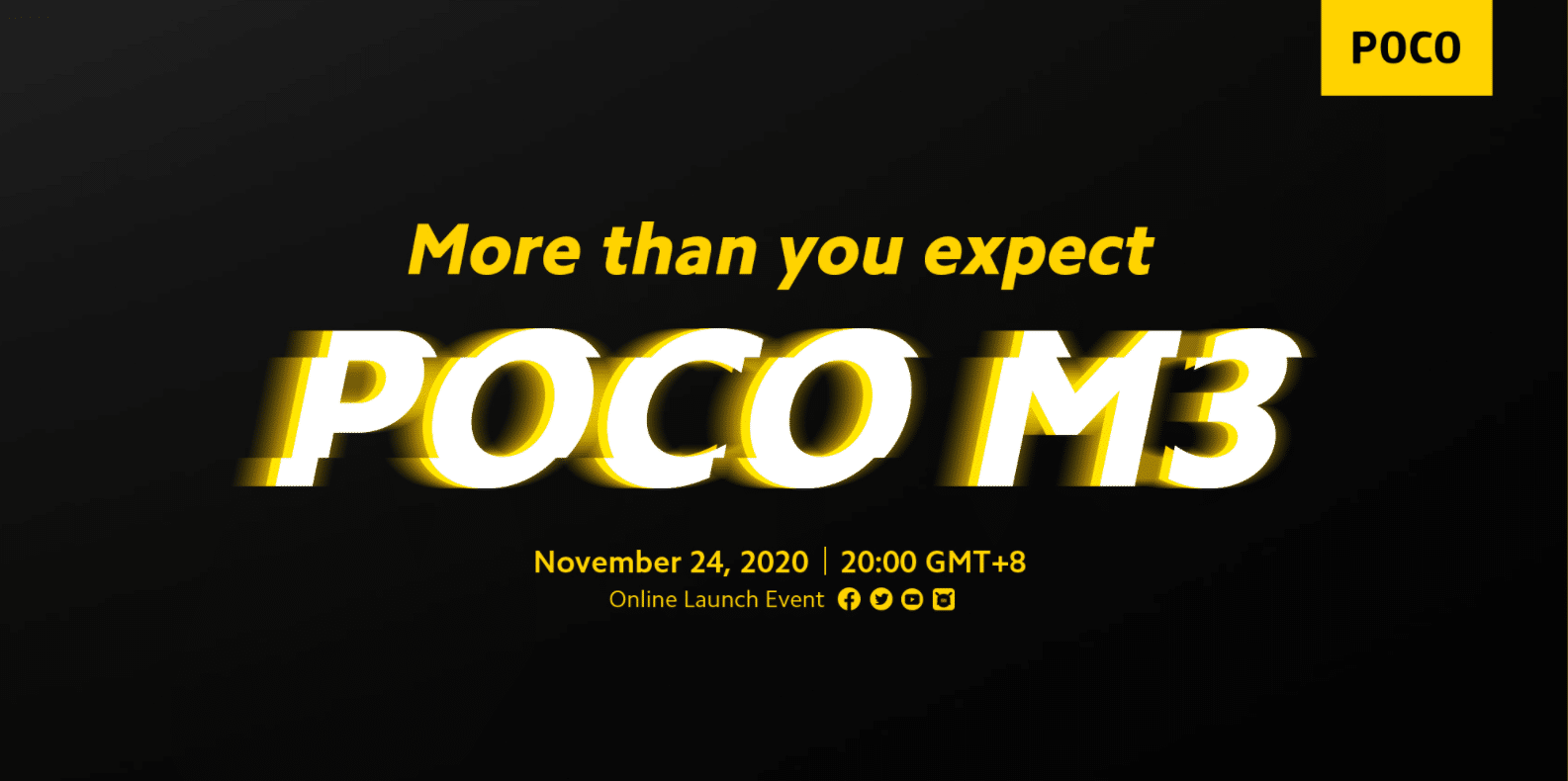 Poco M3 Launch Invite