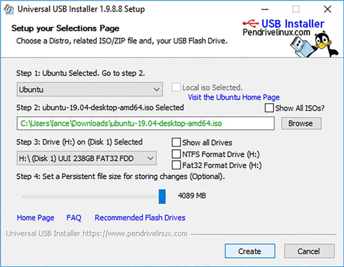 download the new for android Universal USB Installer 2.0.1.6