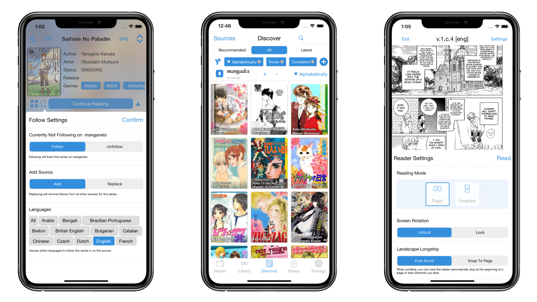Manga X Manga - Best Manga App For iOS and macOS