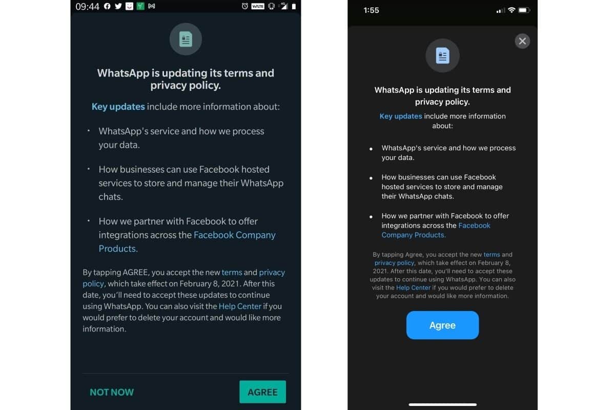 WhatsApp Privacy Policy - New