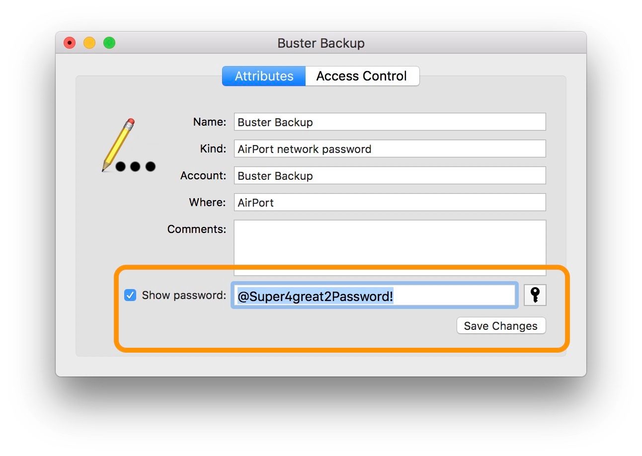 See Saved WiFi Password on macOS
