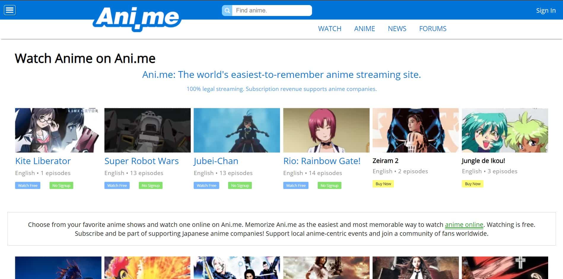 Best Anime Streaming Sites to Watch Anime Free - Ani.Me