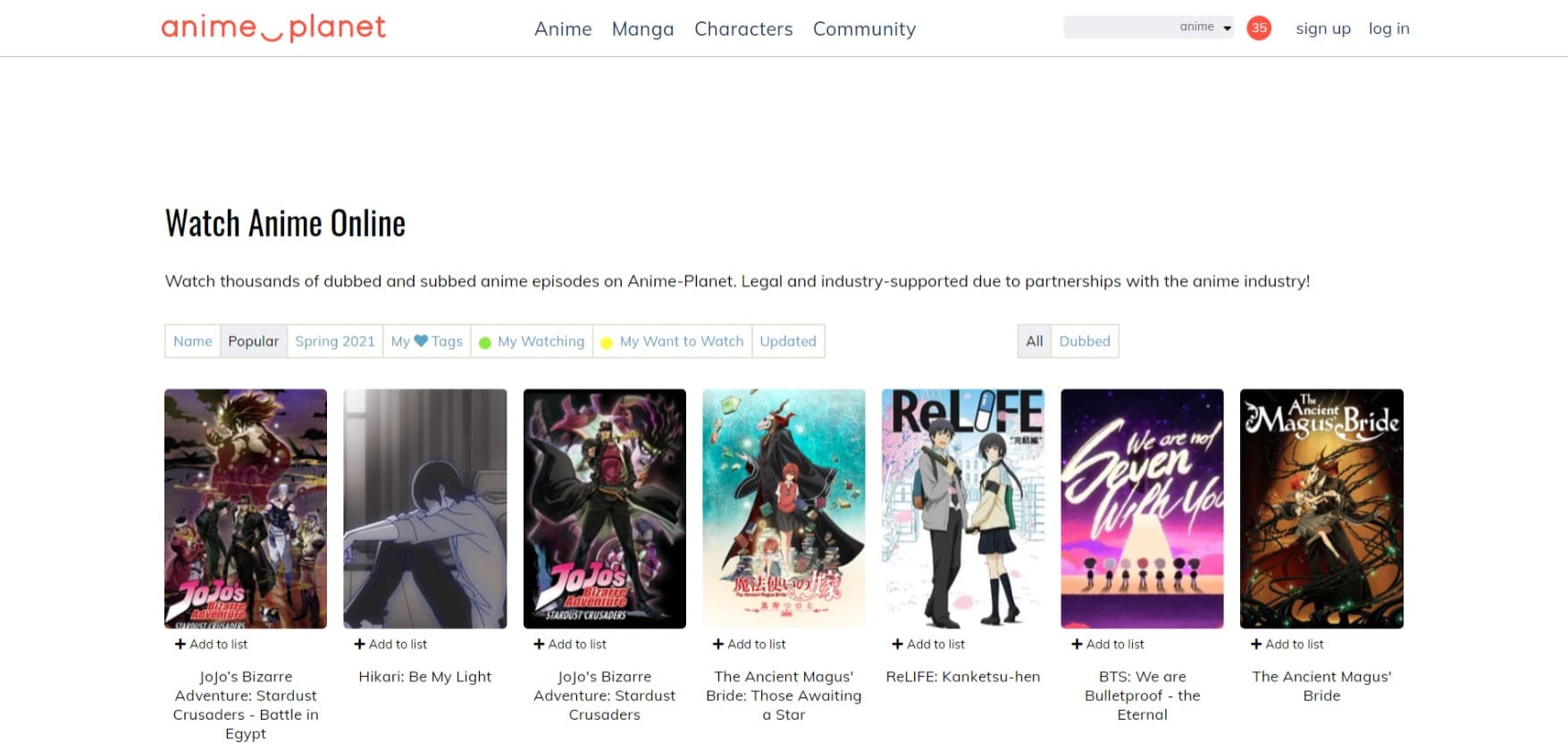 Best Anime Streaming Sites to Watch Anime Free - Anime Planet