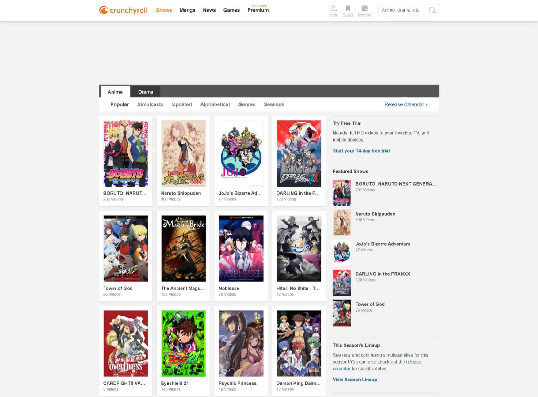 Best Anime Streaming Sites to Watch Anime Free - Crunchyroll