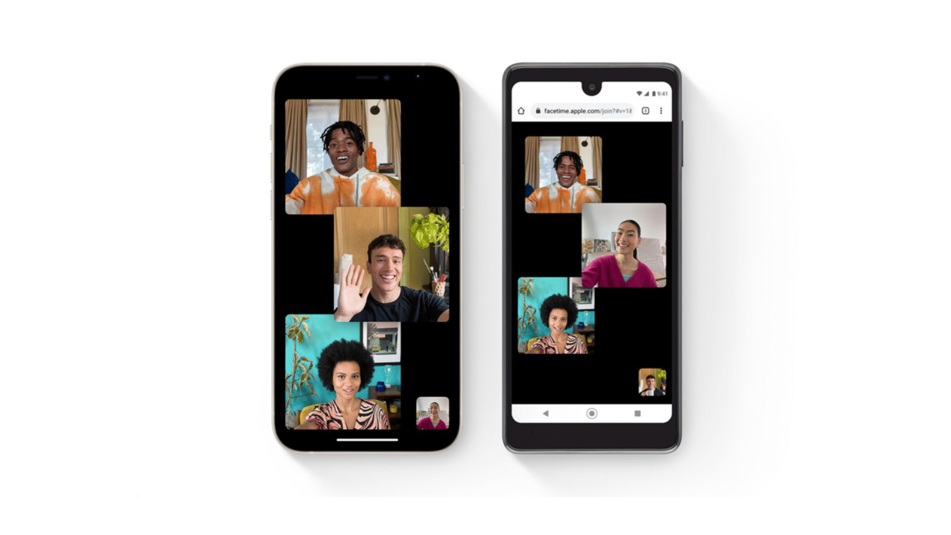 Facetime on iOS 15 supports Android and Windows via Web