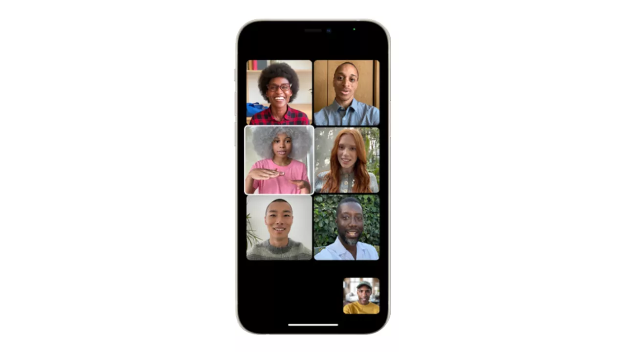 Facetime Grid View on iOS 15