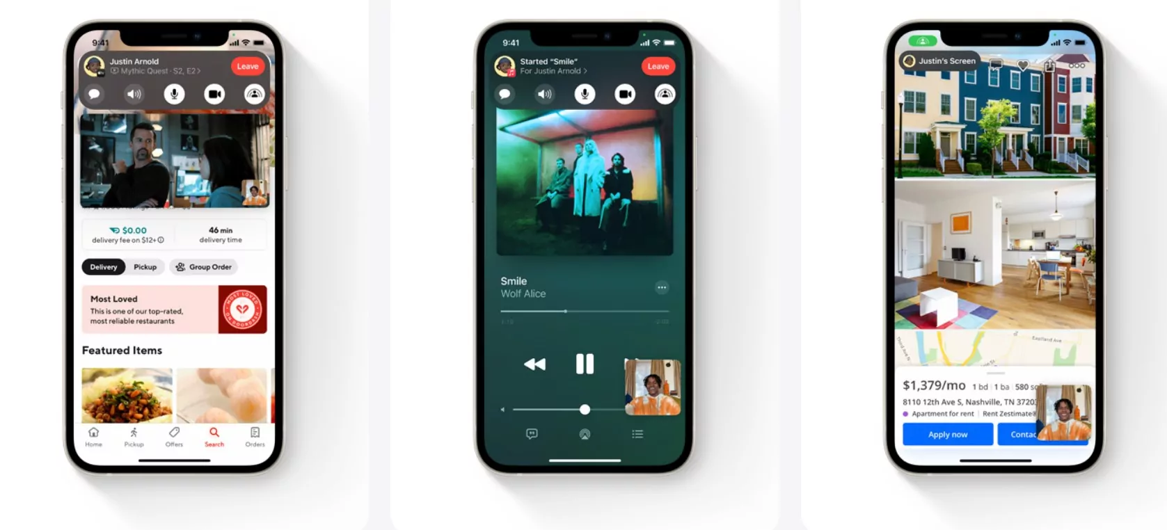 Facetime with SharePlay on iOS 15