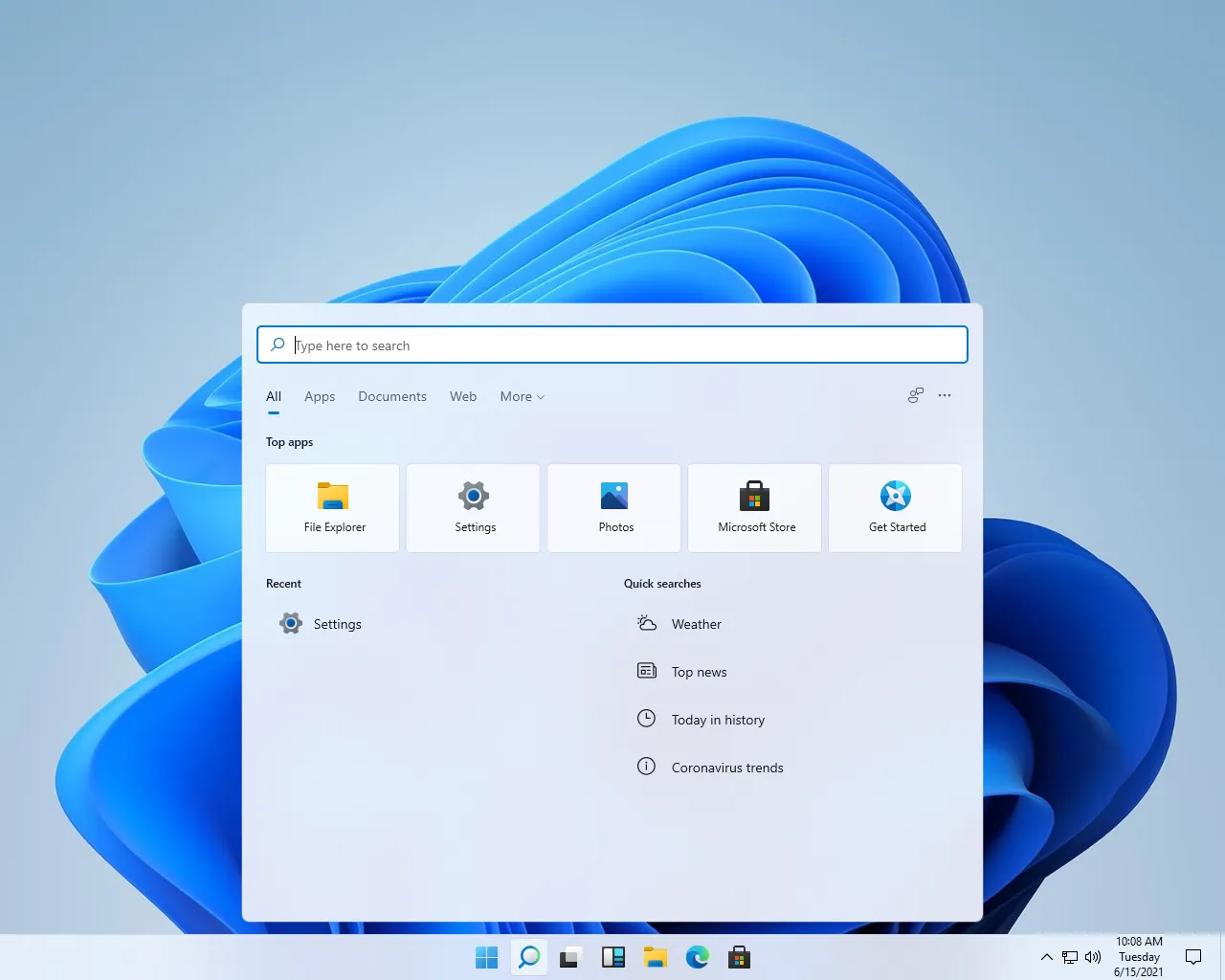 Windows 11 New Start Menu