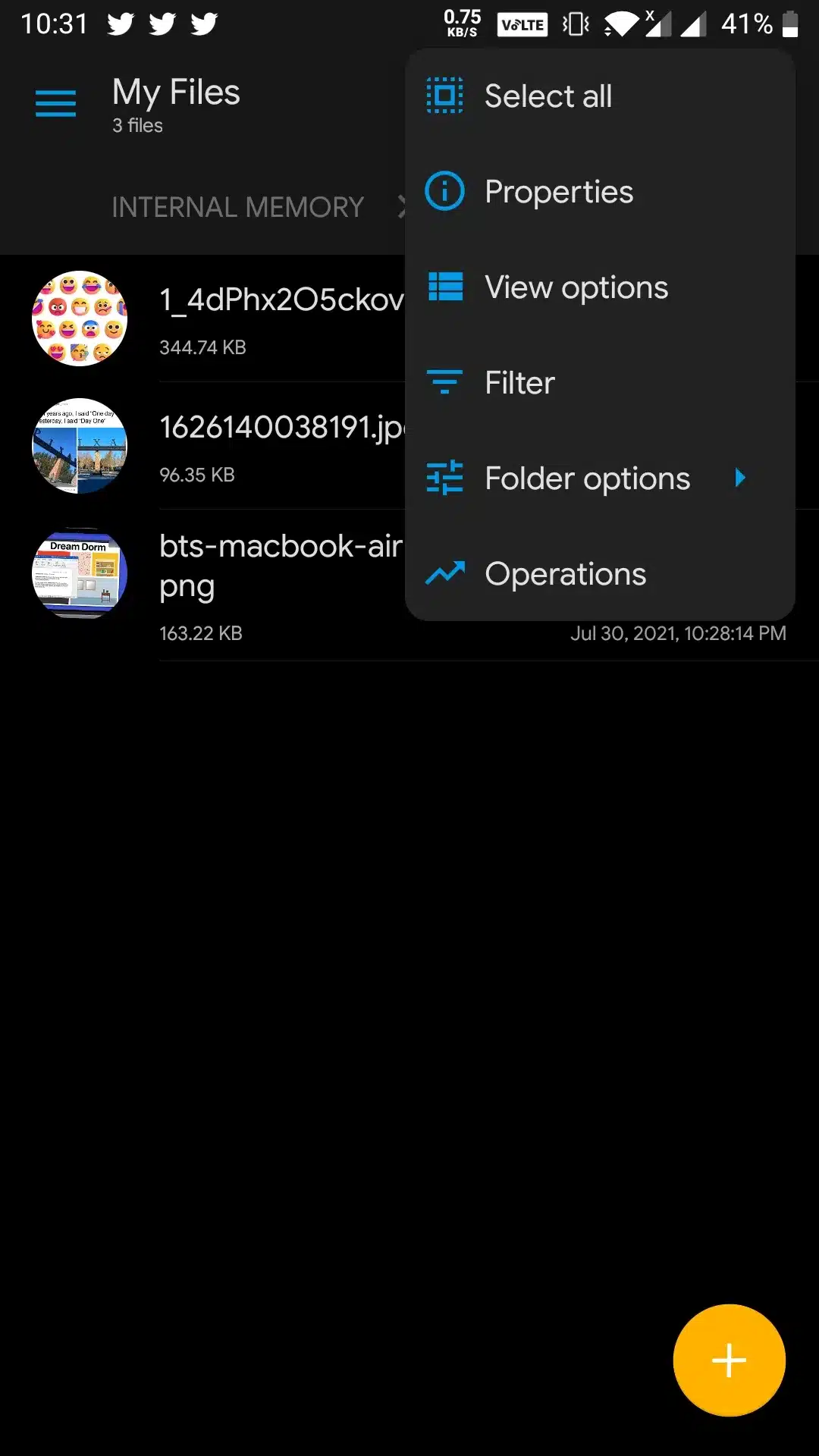 View Hidden Files and Folders in Solid Explorer - 01
