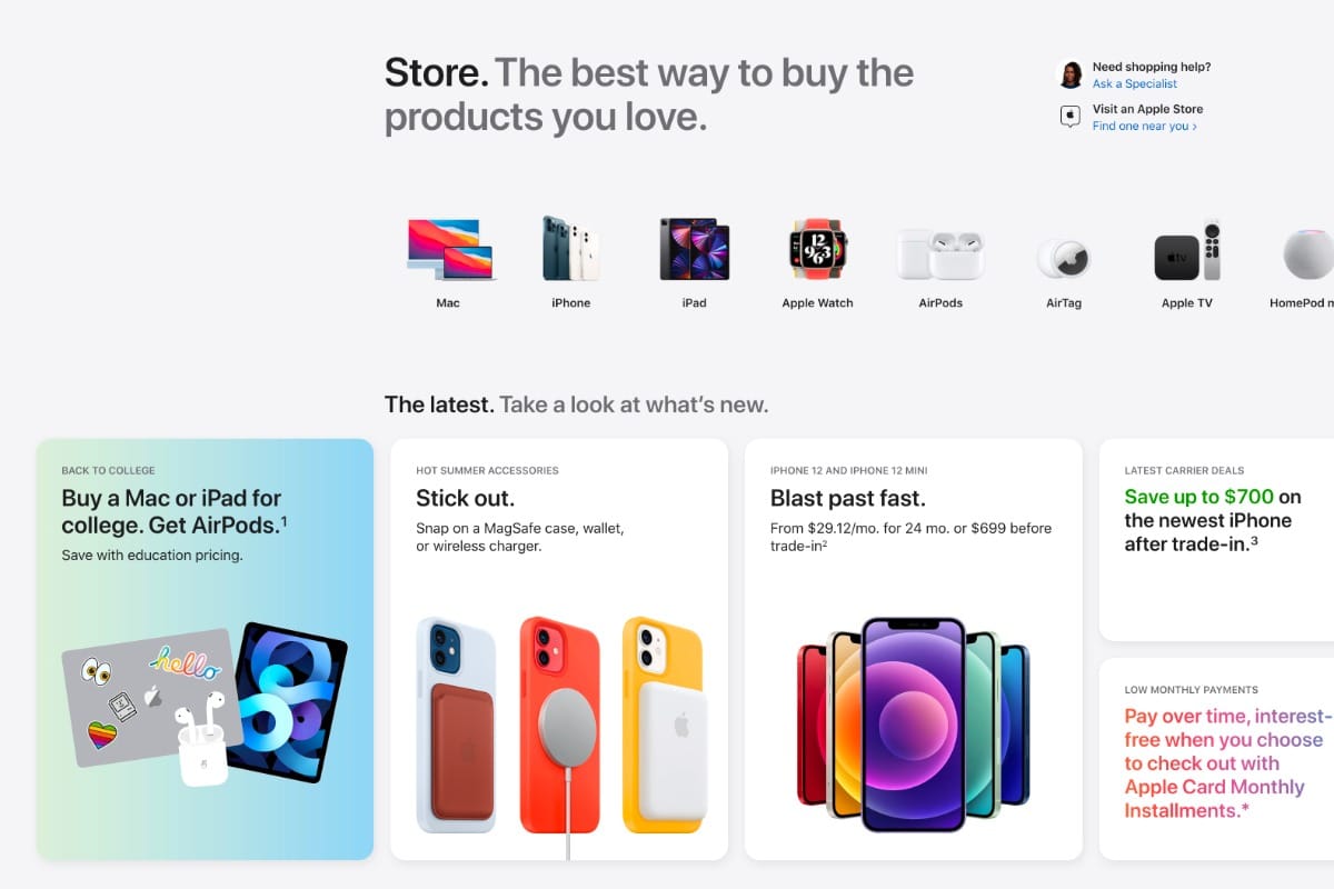 Apple Store Redesign