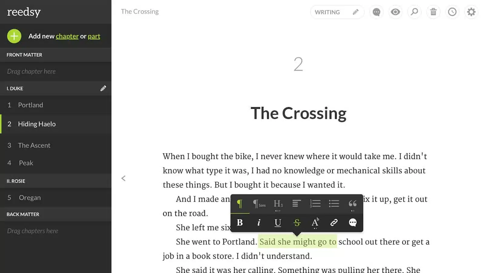Best Writing Apps: Reedsy