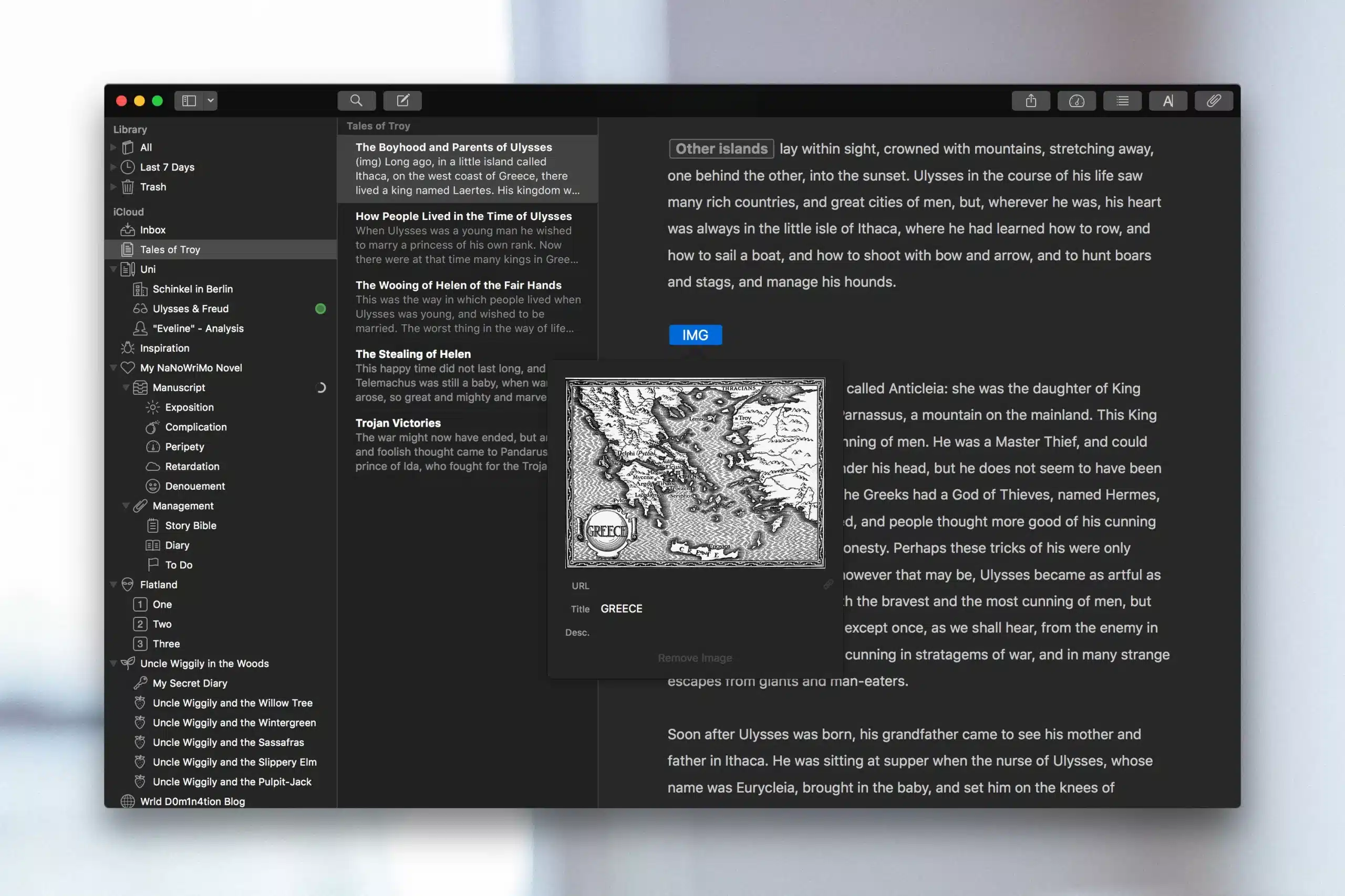 Best writing apps: Ulysses