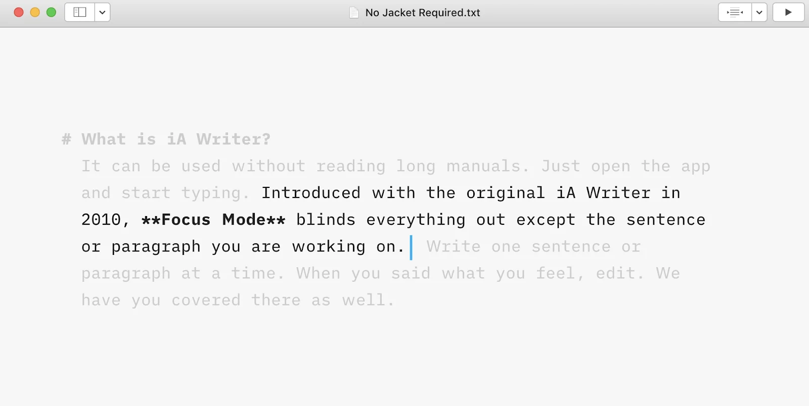 Best Writing Apps: iA Writer