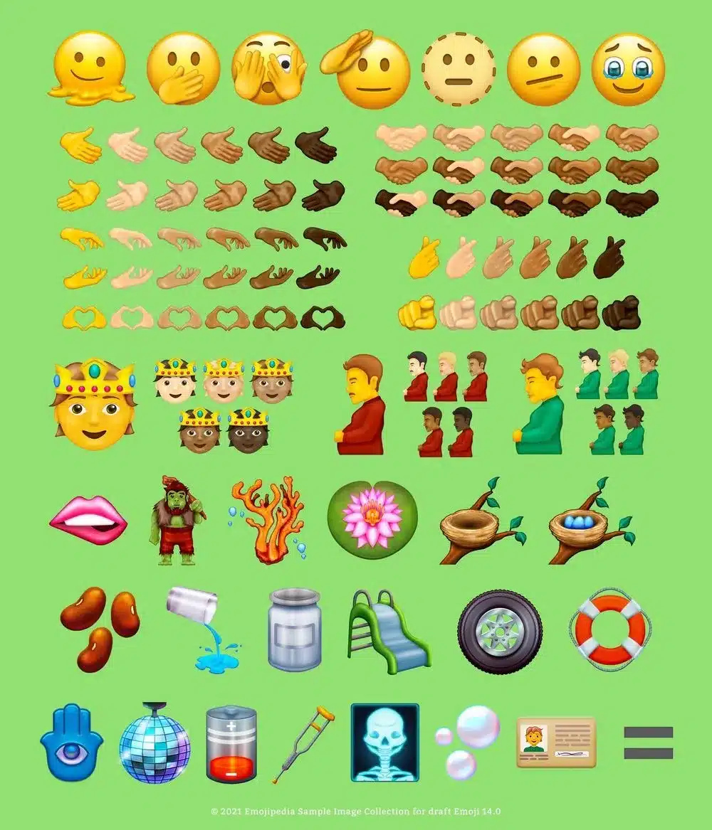 Unicode 14 Draft World Emoji