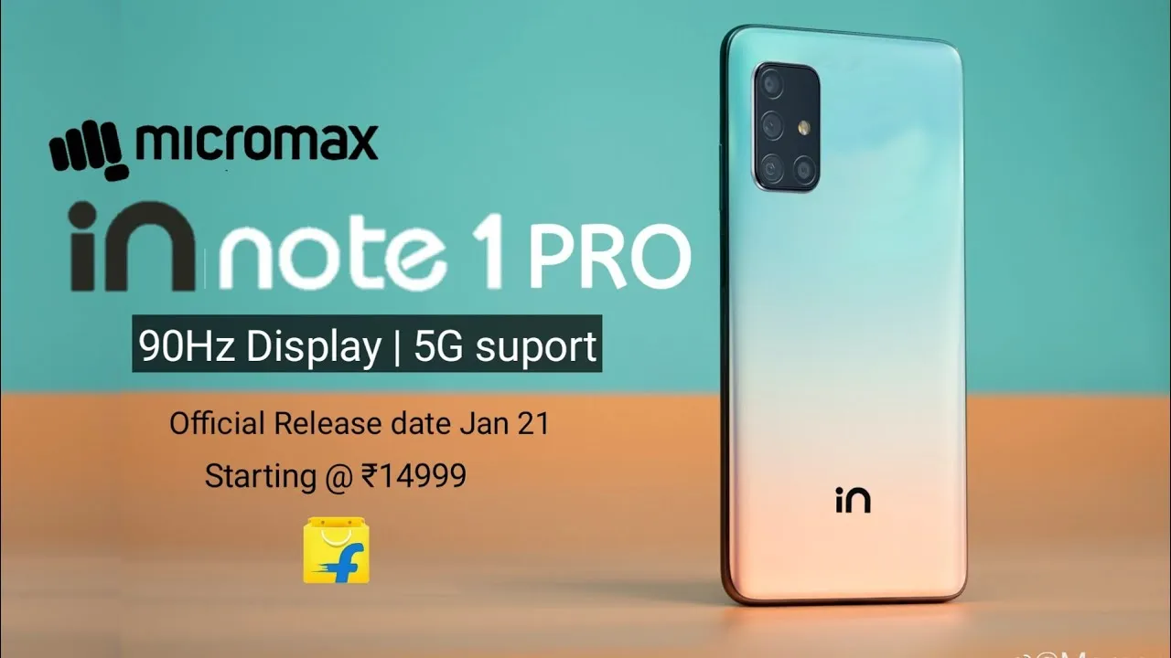Micromax In Note 1 Pro Launch Date