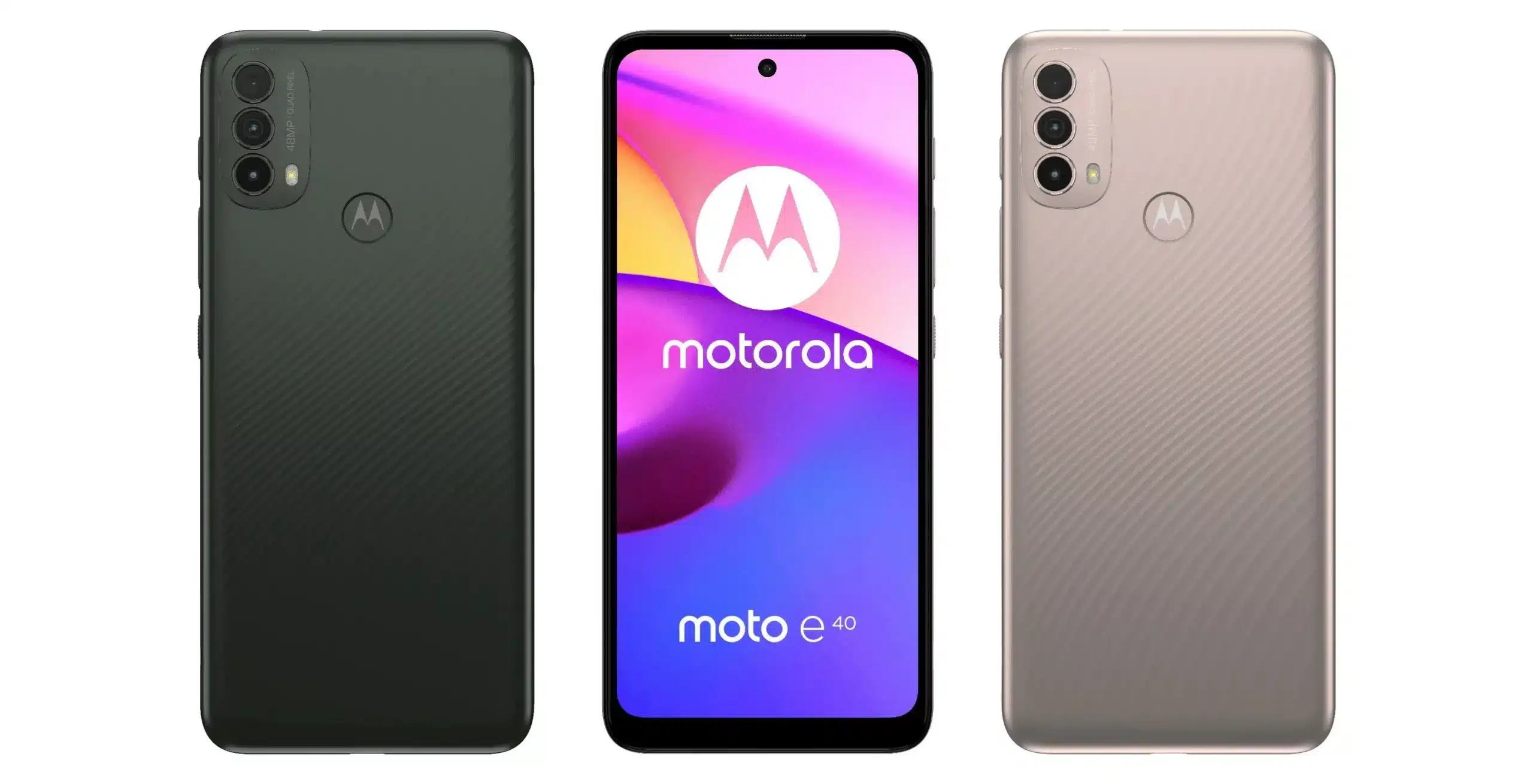 Motorola E40 both colors