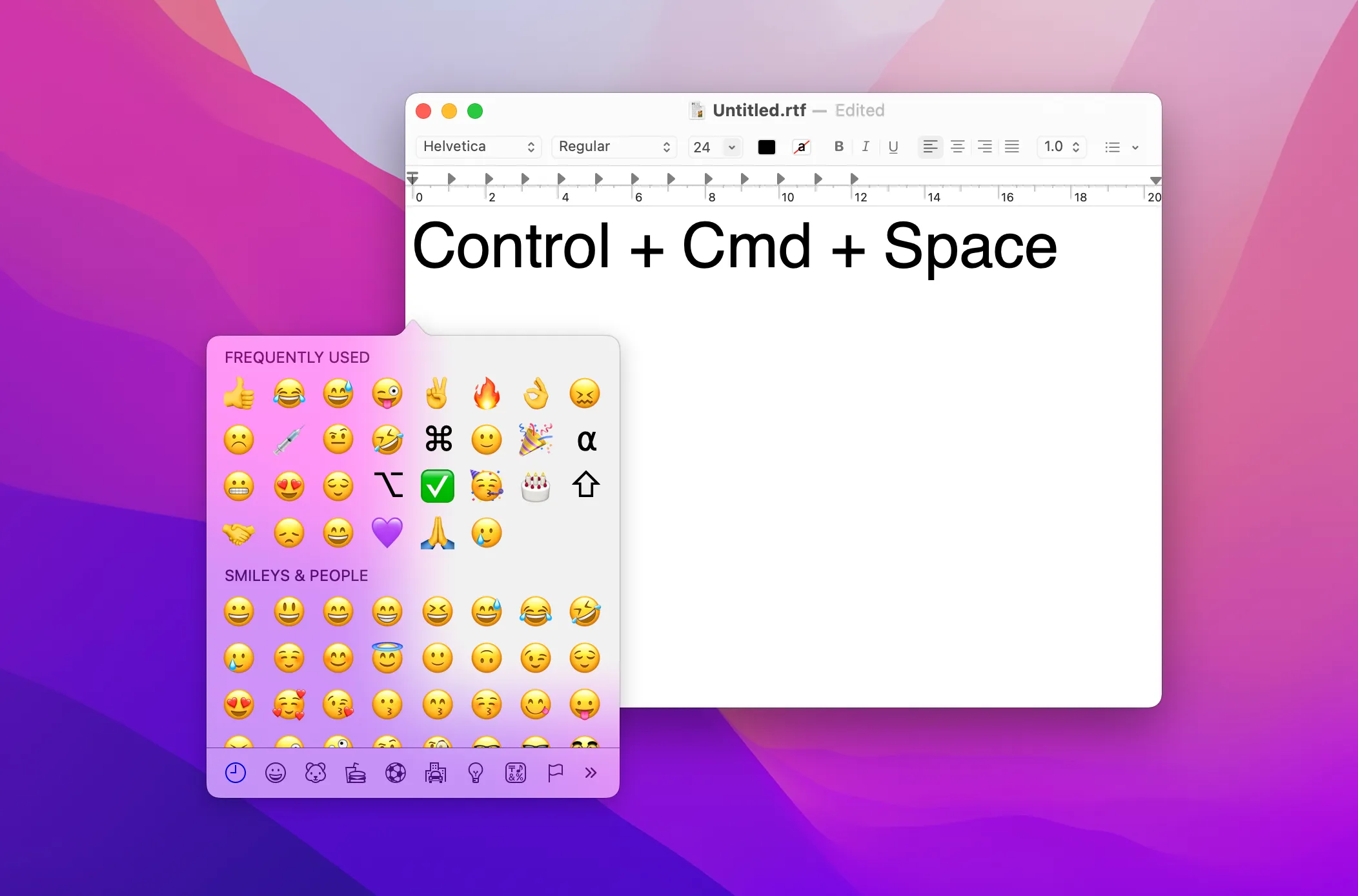 Hidden MacBook Features: Emoji Tray