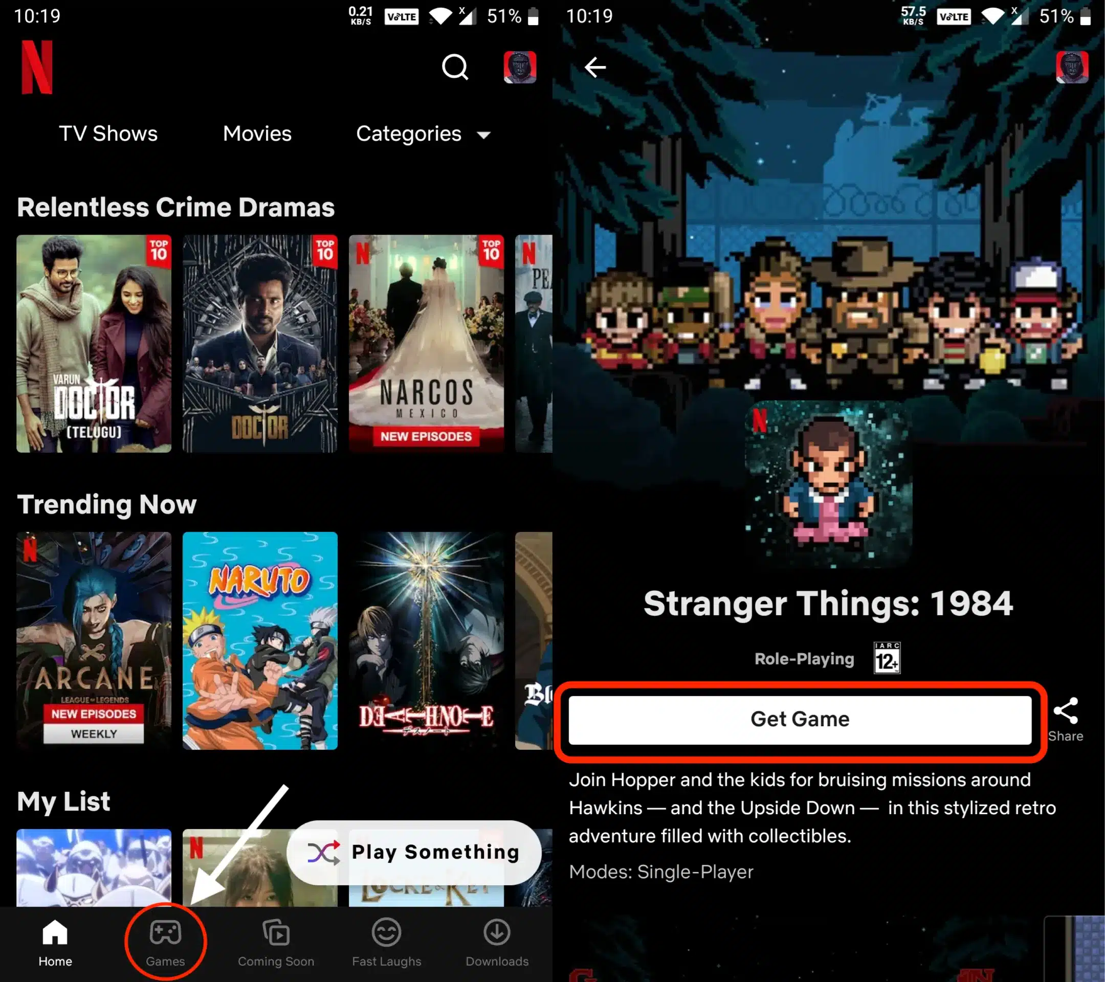 Netflix Games on Android - 01