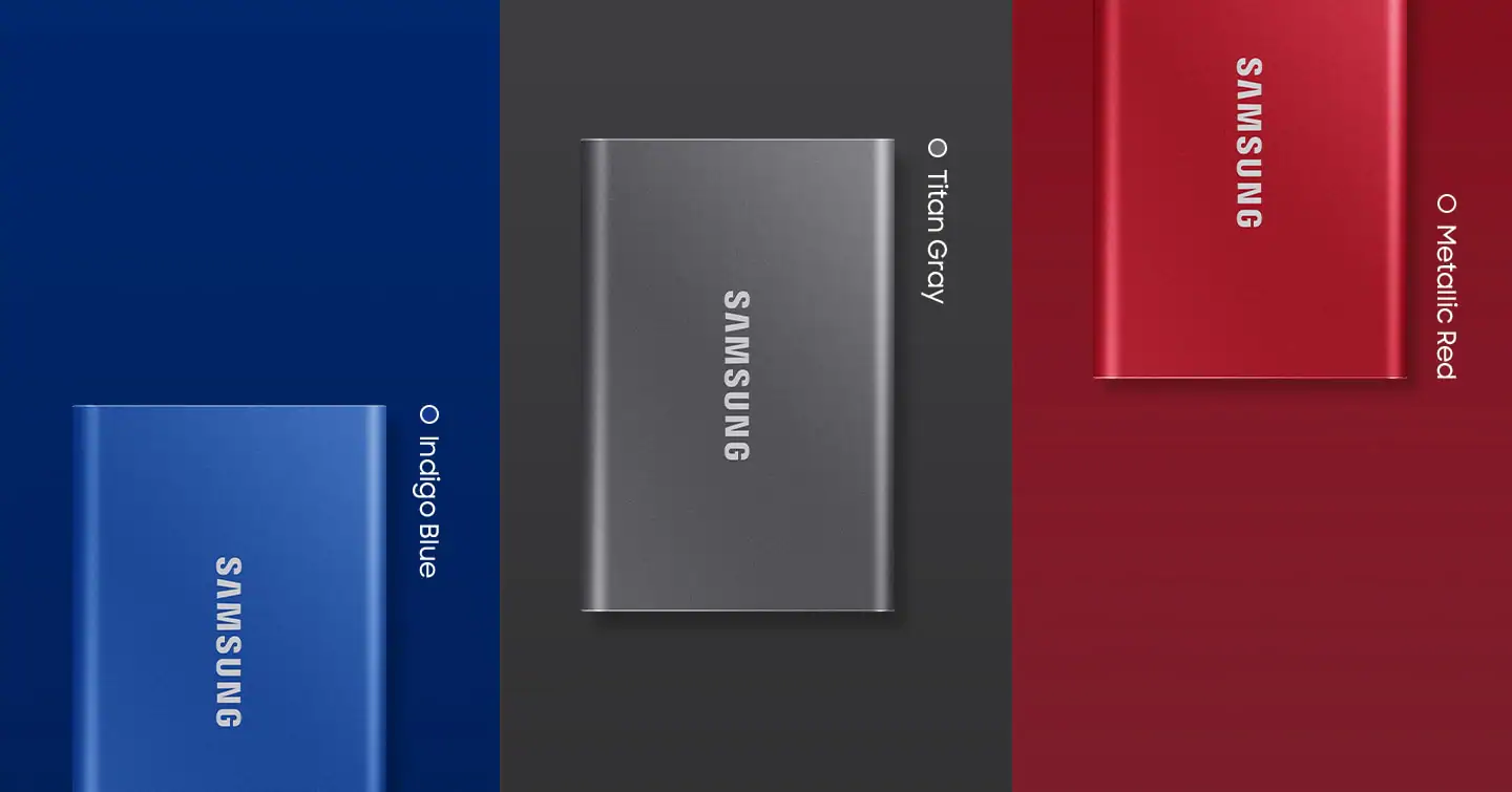 Samsung T7 Portable SSD - External hard disk drive