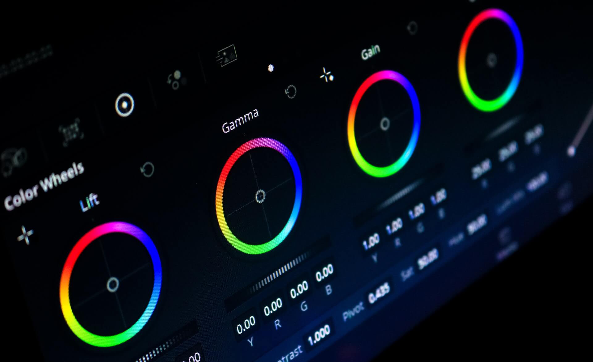 Color Grading using Color Wheels in Video Editing Software