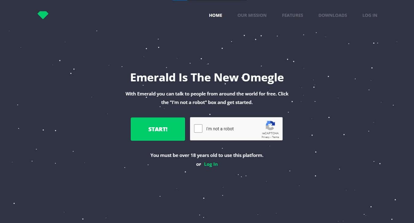 EmeraldChat - Omegle Alternative