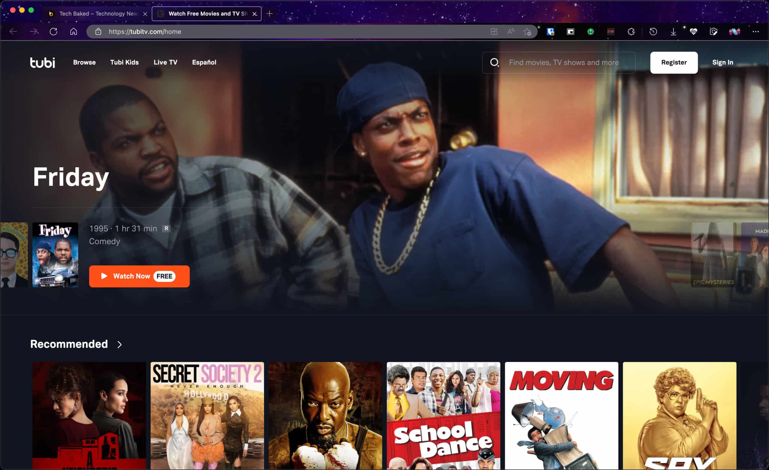 Tubi: One of the Best Websites to Stream Movies for free