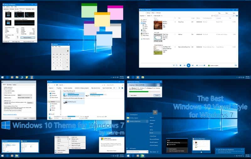 Windows 10 theme for Windows 7