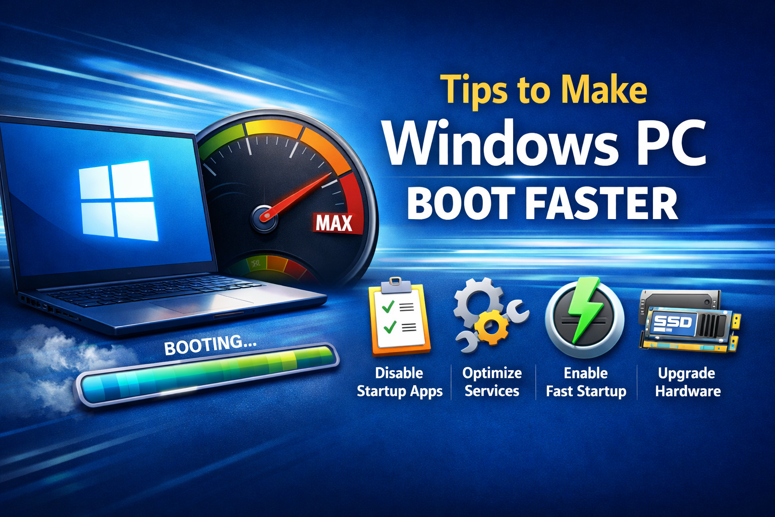 Make Windows PC Boot Faster