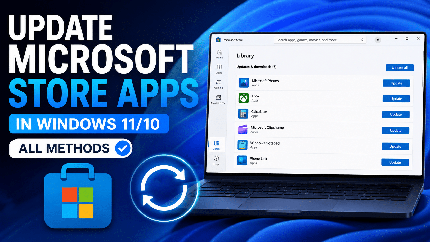 Update Microsoft Store Apps